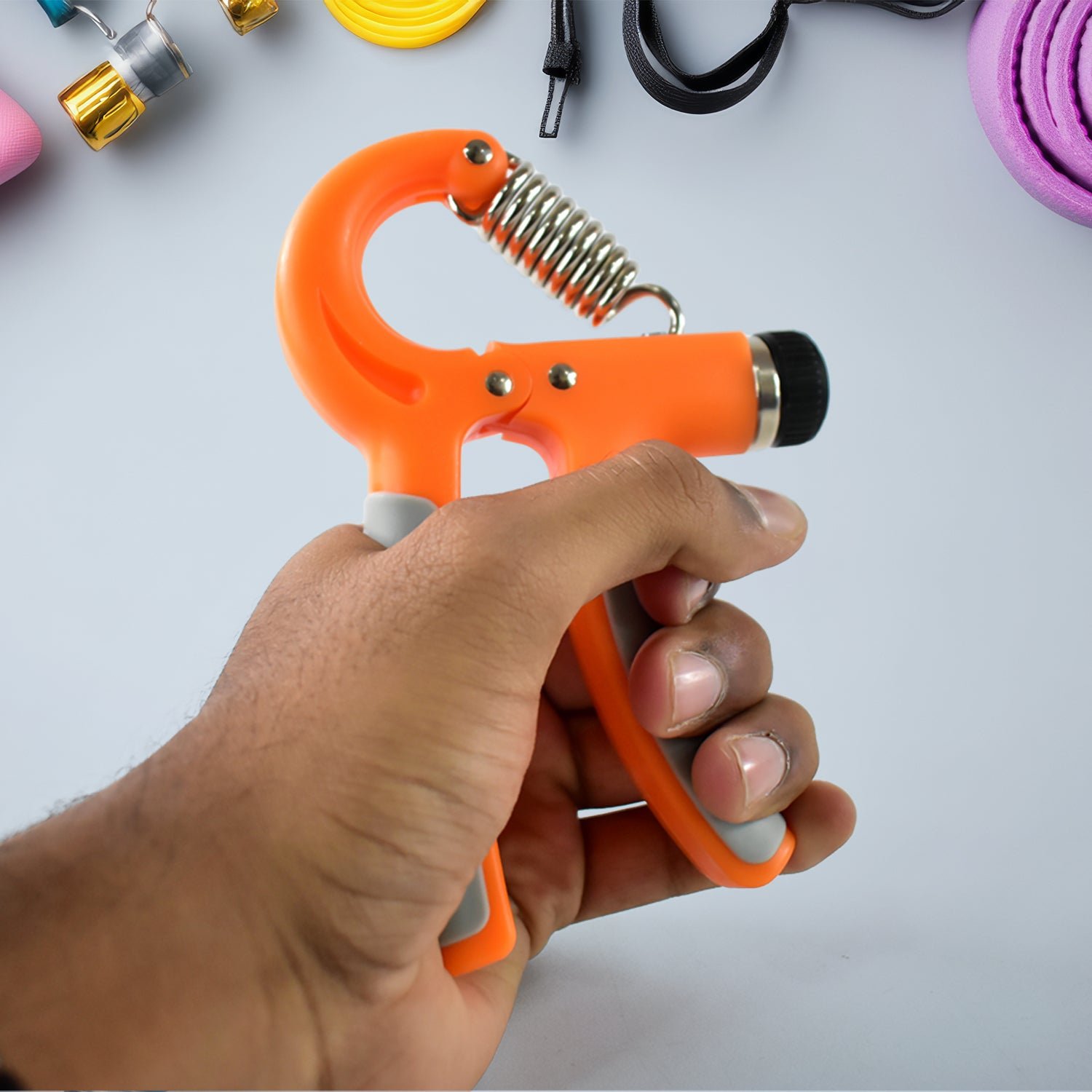 Konex Adjustable Hand Grip Strengthener – 5kg to 60kg Resistance (1 Pc)