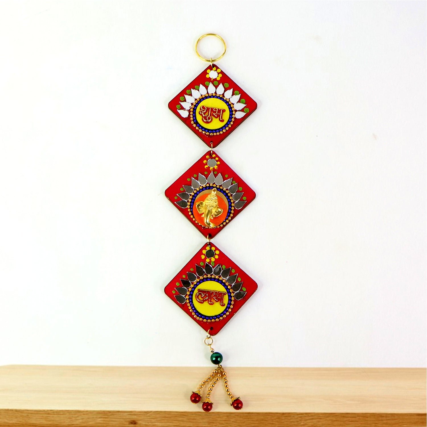 Traditional Labh Shubh Decorative Wall Hanging (1 Pc)