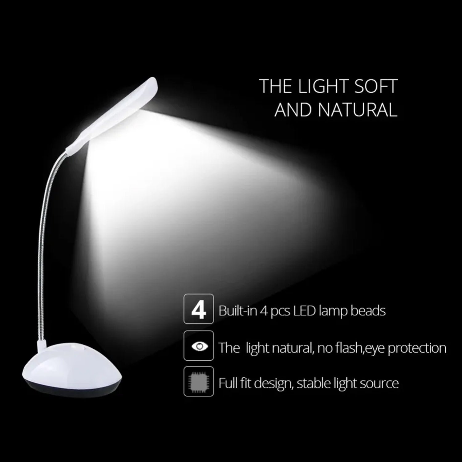 Fashion Wind LED Desk Light, LED Lamps Button Control / Relaxation / Bedtime