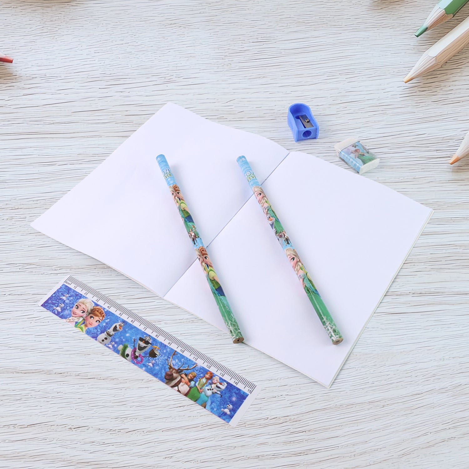 Stationery Kit for Kids - Stationery Set (6 Pcs Set / Mix Design)