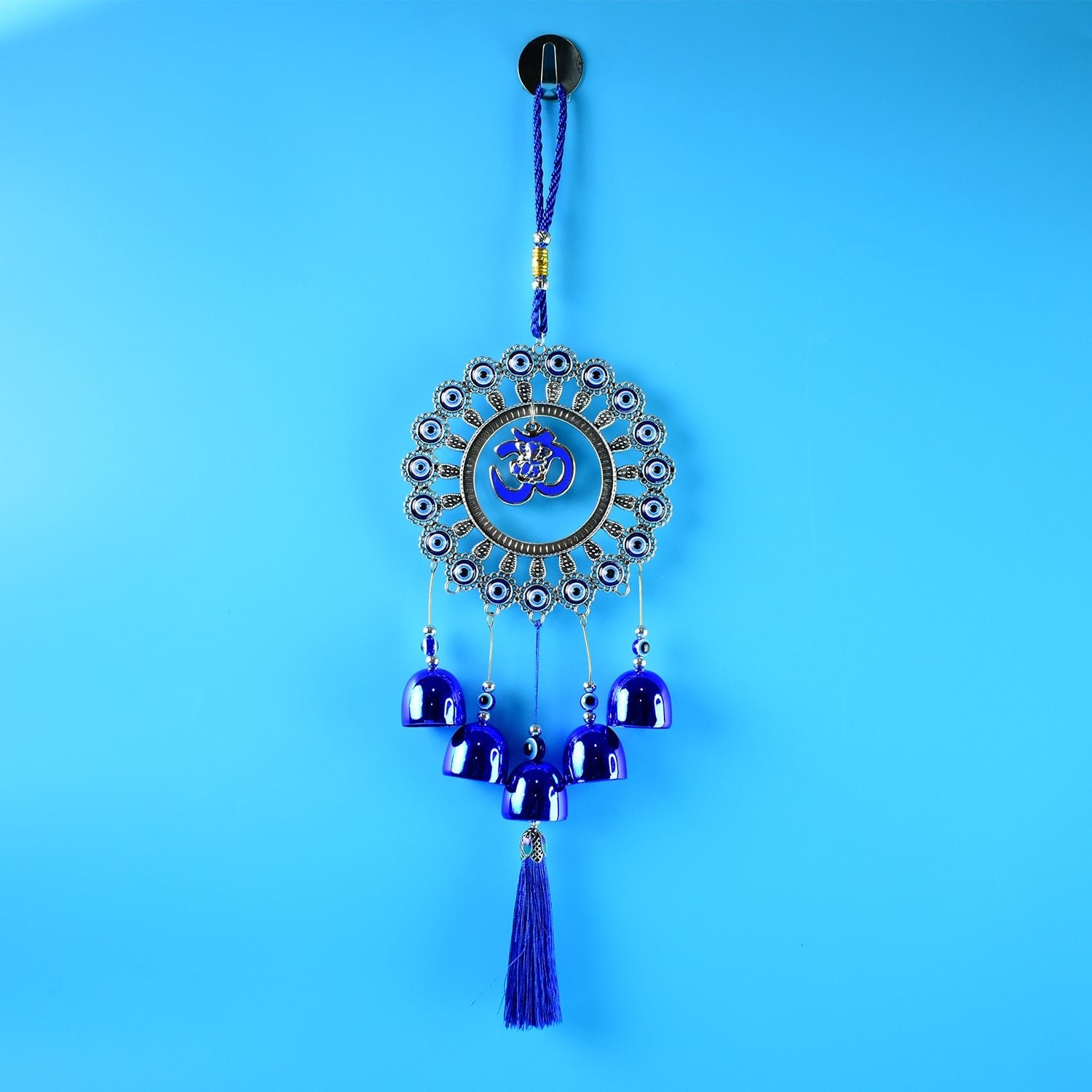 Decorative OM Evil Eye Wind Chime Wall Hanging (Mix Desin & 1 Pc)