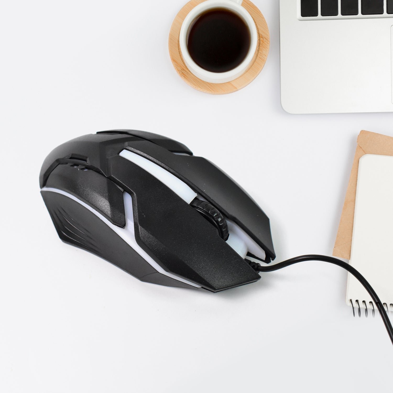 USB Wired Mouse, Ergonomic Design Gaming Mouse  (1 Pc)