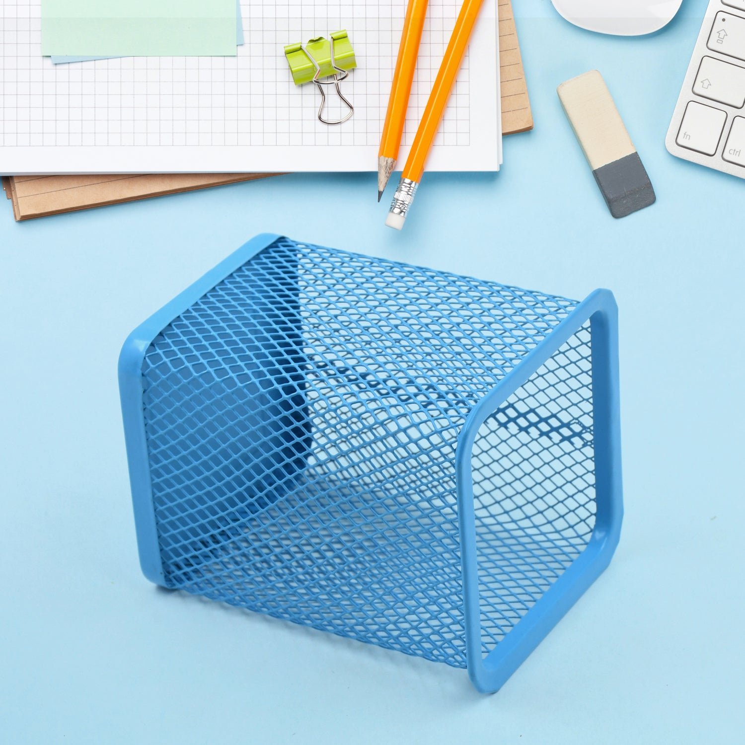 Pen Holder for Desk, Metal Mesh Holder (1 Pc)
