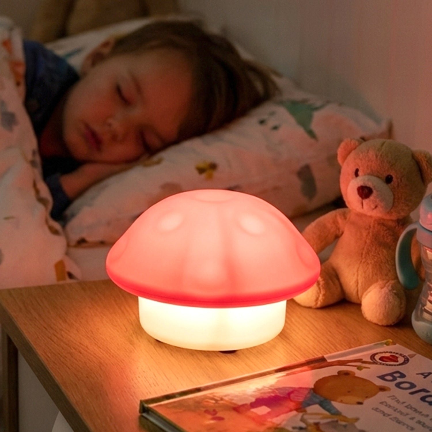 Mushroom Shaped LED Night Light (1 Pc, Mix Color)