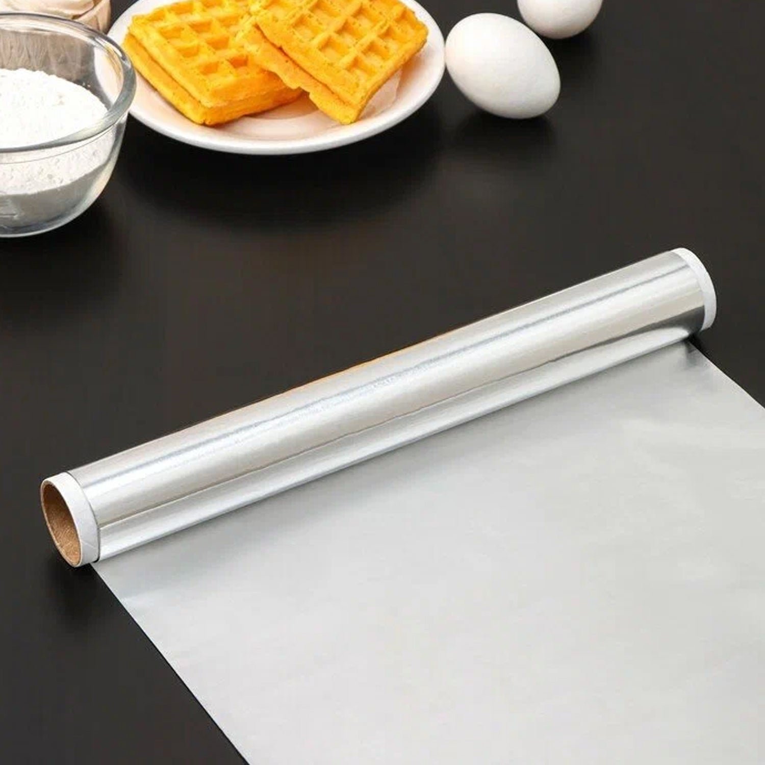 Premium Food Grade Aluminum Foil Roll Heavy Duty  Thick Foil for Baking 72 Mtr 1 Pc