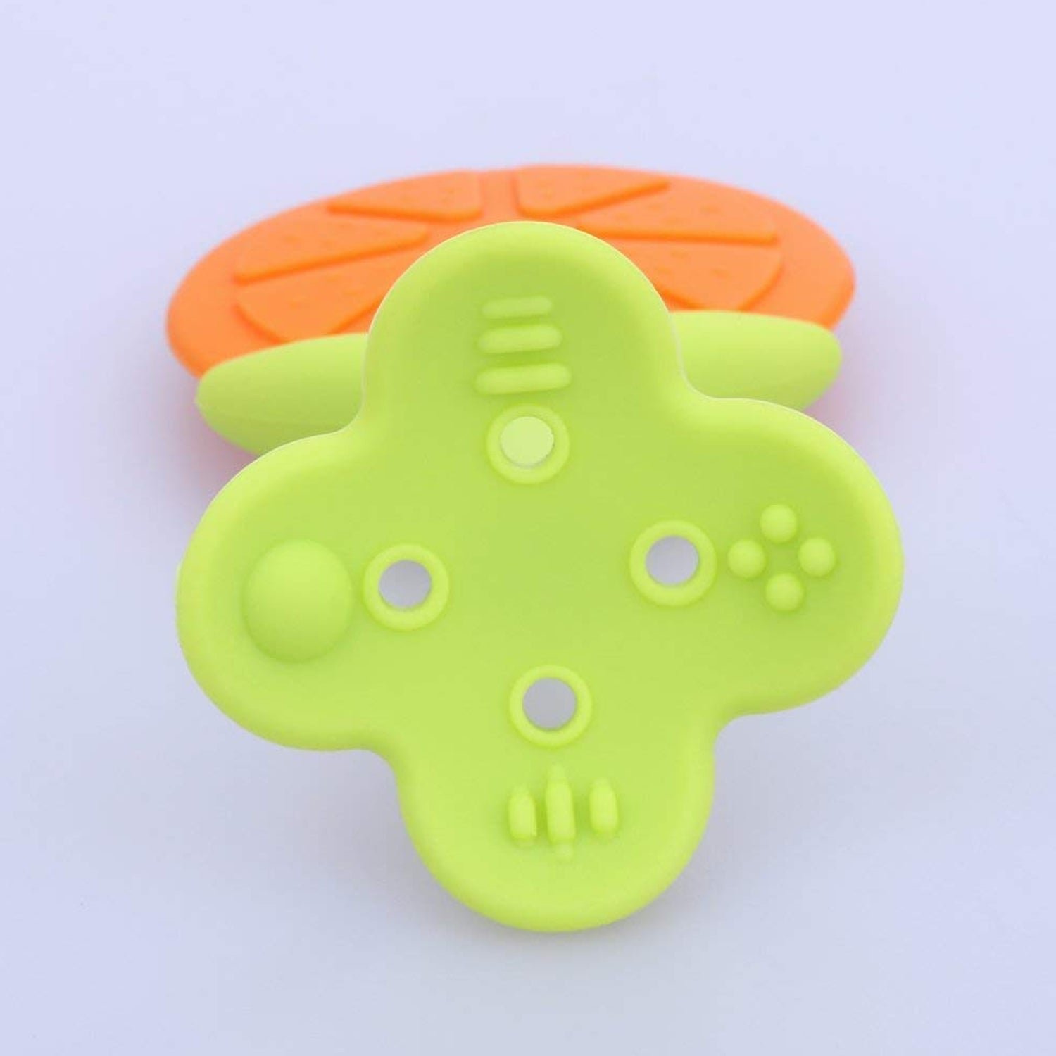 Silicone Fruit Teether Toy for Babies & Toddlers