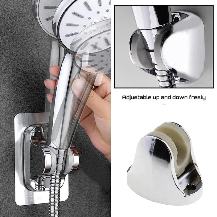 ADJUSTABLE HAND SHOWER HOLDER FIXING SCREWS ADJUSTABLE BRACKET FOR BATHROOM (Loose)