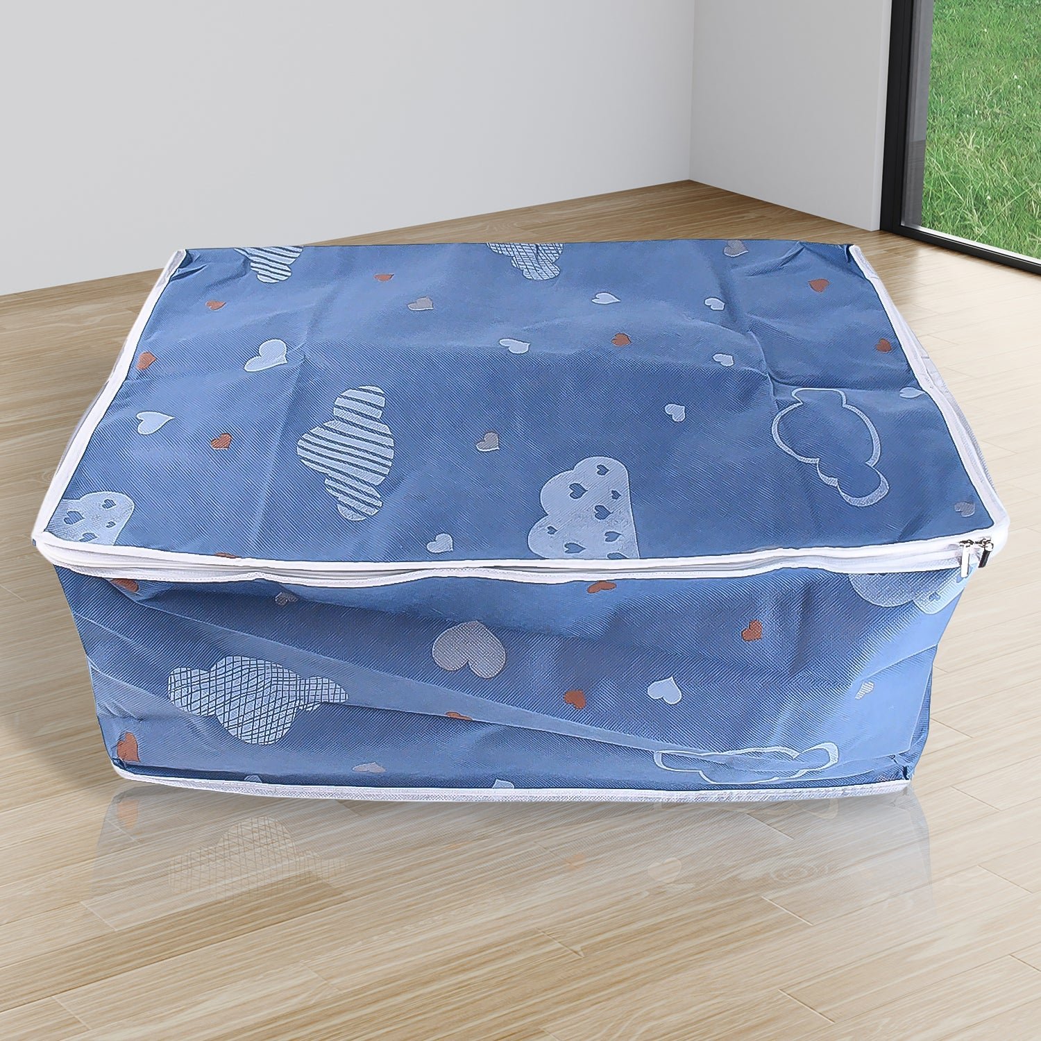 Multipurpose Zipper Storage Cloth Bag (1 Pc / 55×35 CM)