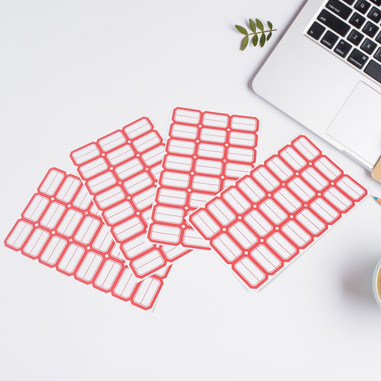 Multipurpose Blank Label Sticker Sheets (50 Sheet)