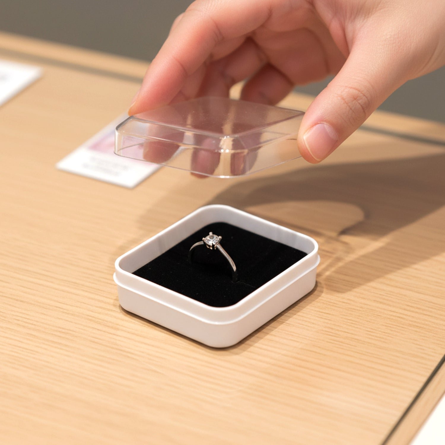 Mini Jewellery Storage Box for Rings, Earrings & Small Accessories (12 Pc)