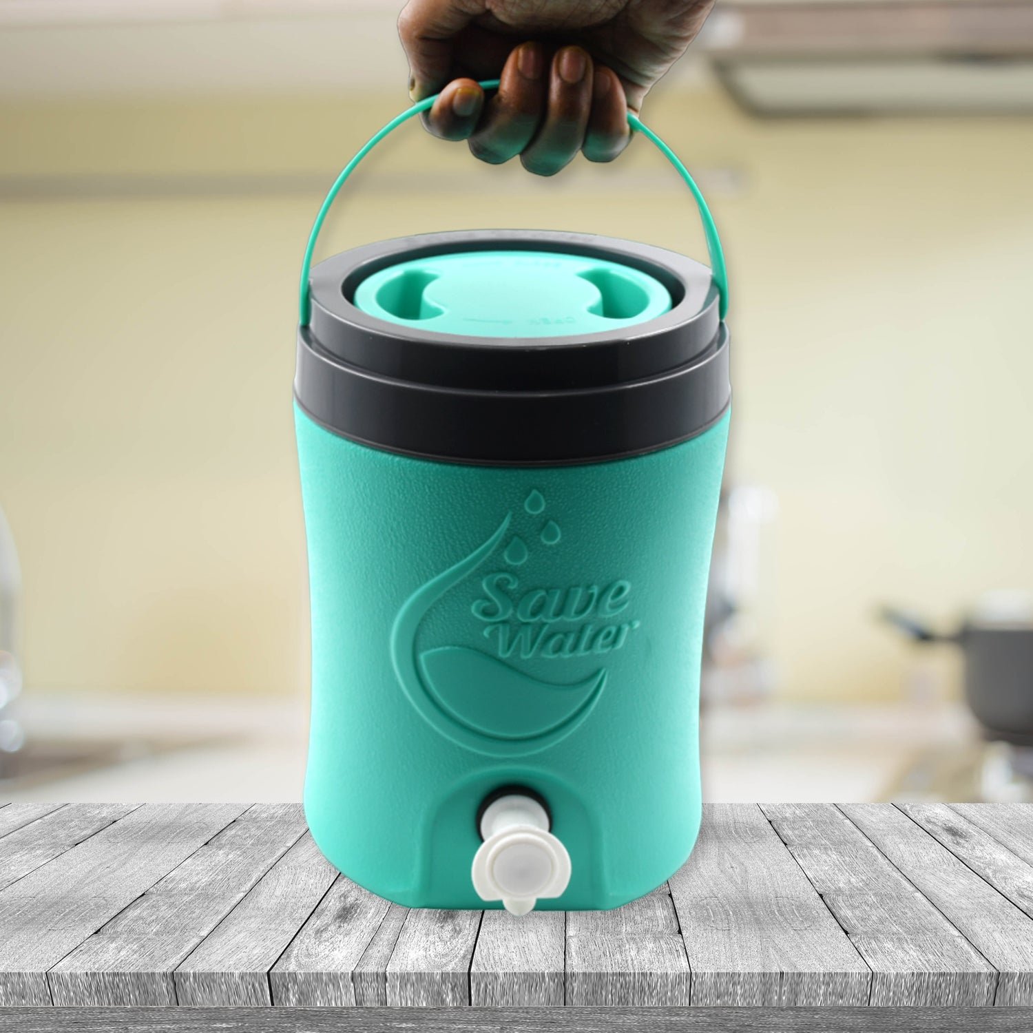 3.5L Insulated Water Jug for Travel with Leak-Proof Tap