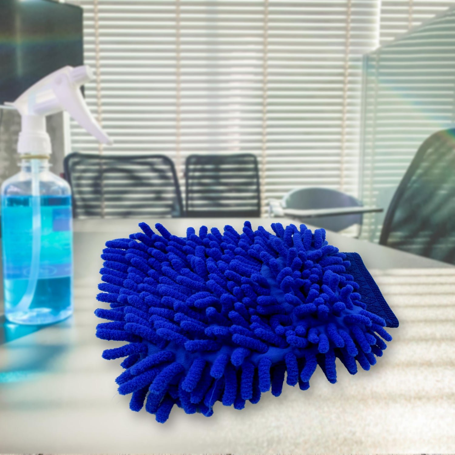 Car and Bike Cleaning Combo Kit with Microfiber Sponge, Gloves & Towels (5 Pcs)