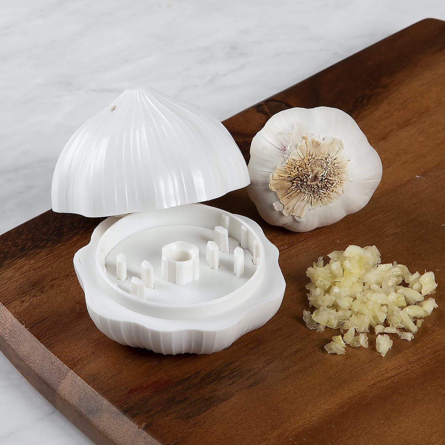 Garlic Press Sharpener Manual Ginger Chili Garlic Crusher  Kitchen Use