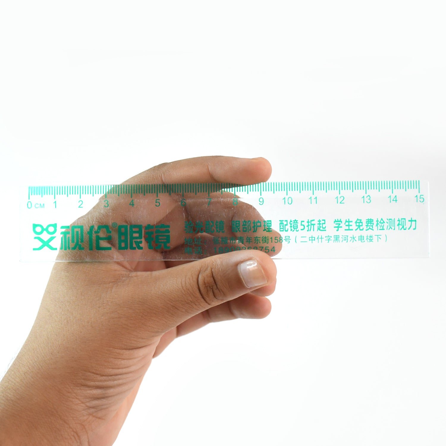 Premium Transparent Plastic Scale 15cm (1 Pc)