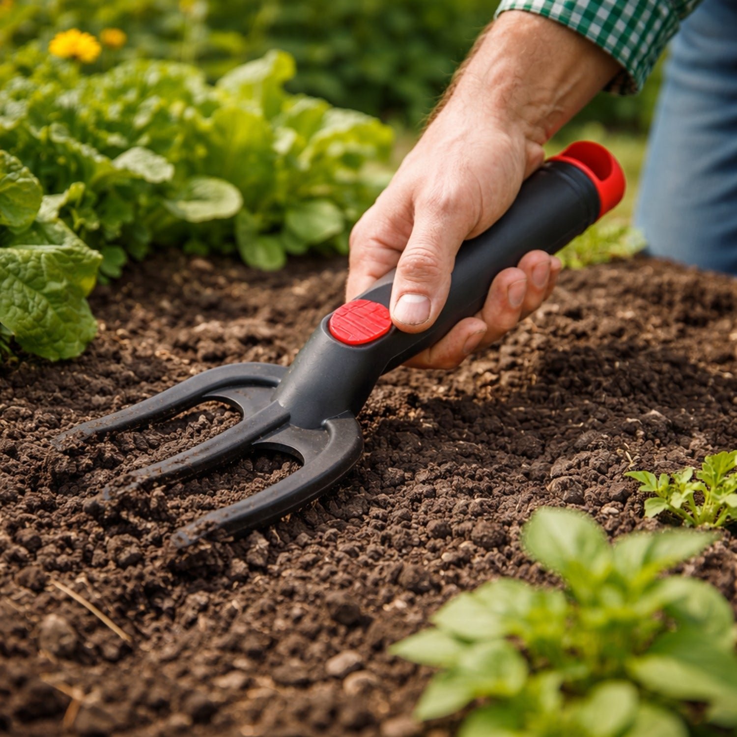 Heavy Duty Garden Hand Cultivator Fork 27.5 Cm (1 Pc)