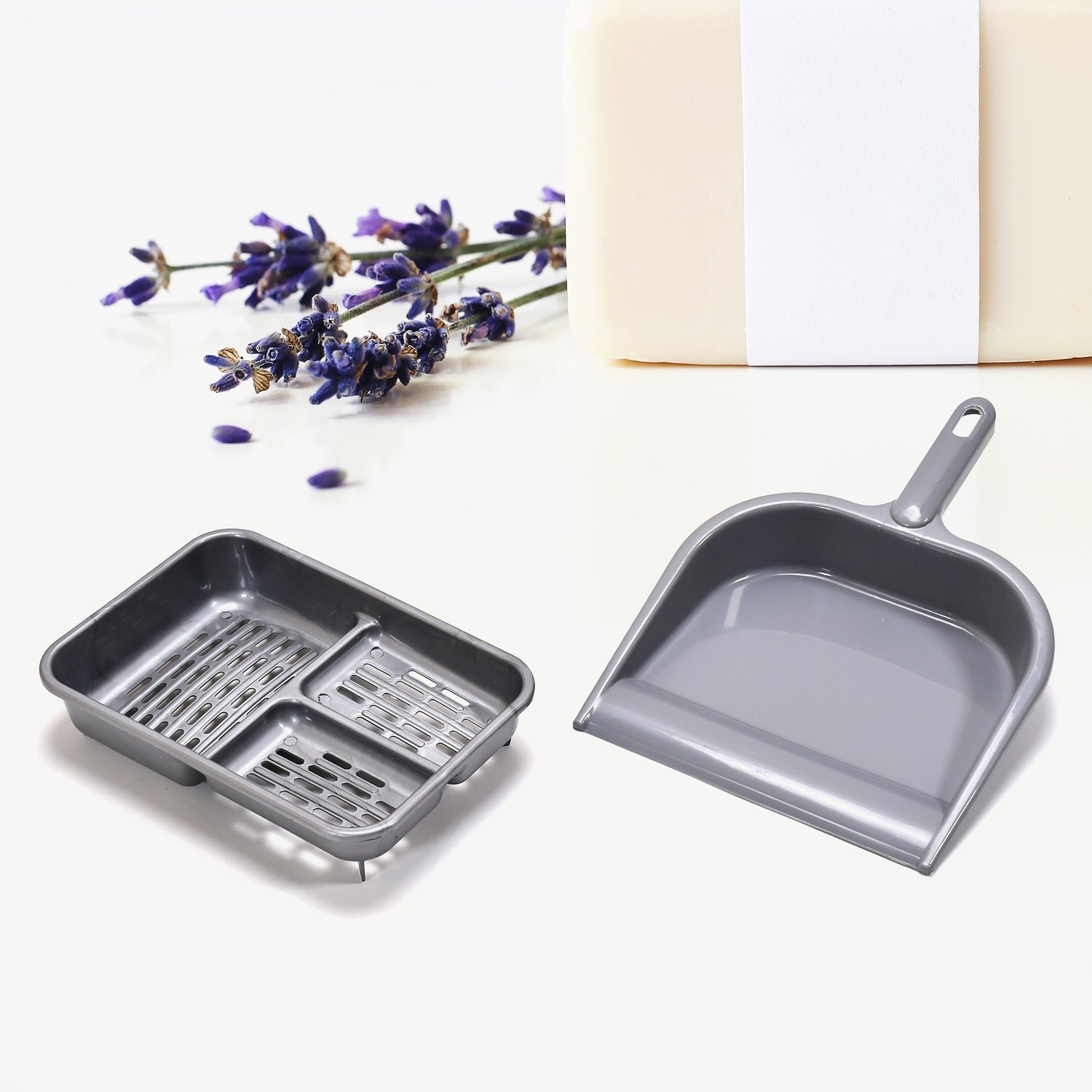 Large Capacity Plastic Bathroom Set of 7 Pc