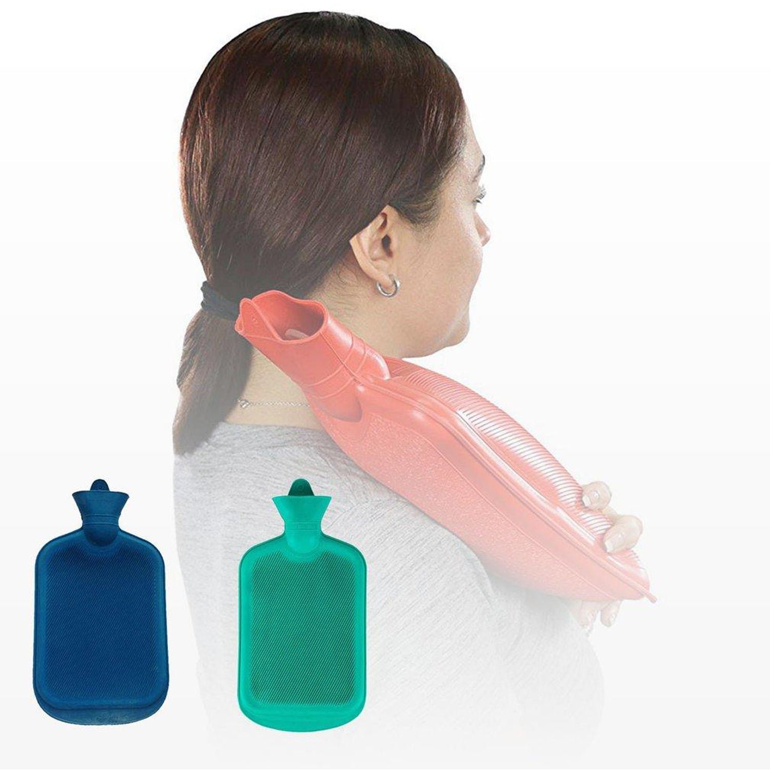 Rubber Hot Water Heating Bag for Pain Relief(Medium)