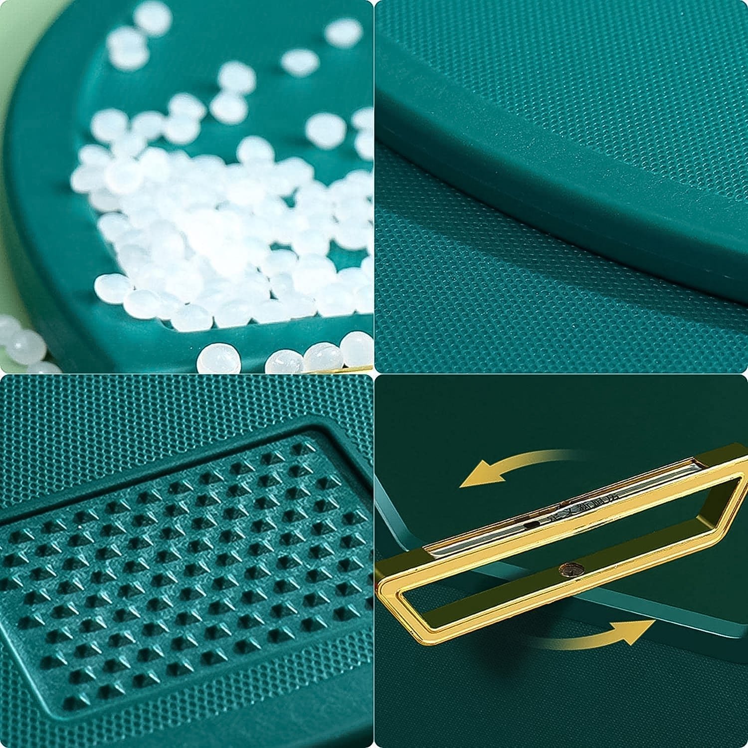 Round Multipurpose 32x32 cm Anti-Slip Cutting Boar (1 Pc)