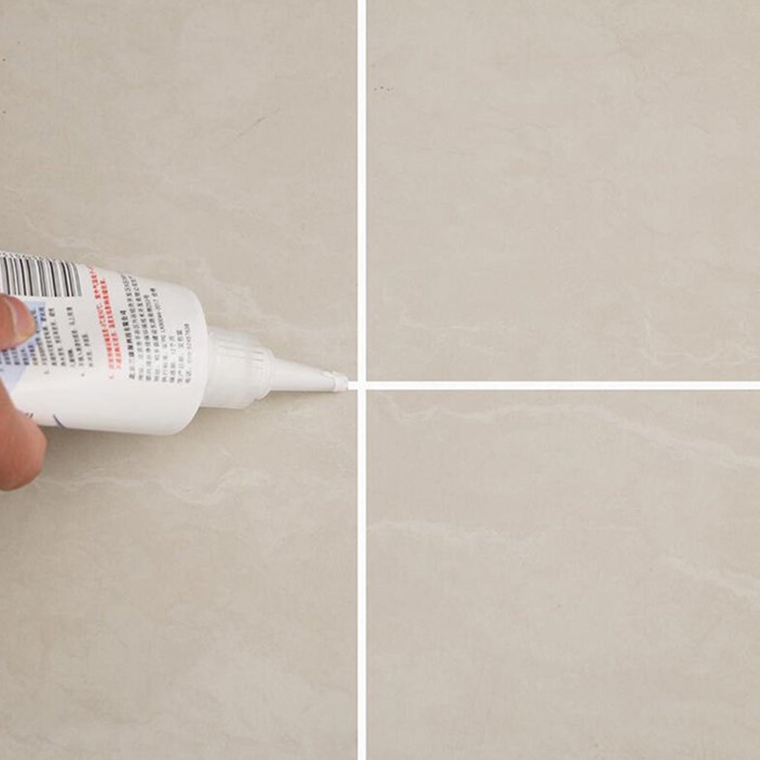 Waterproof Tile Gap Filler for Grout & Crack Repair for Home & Bathroom (180 ML)