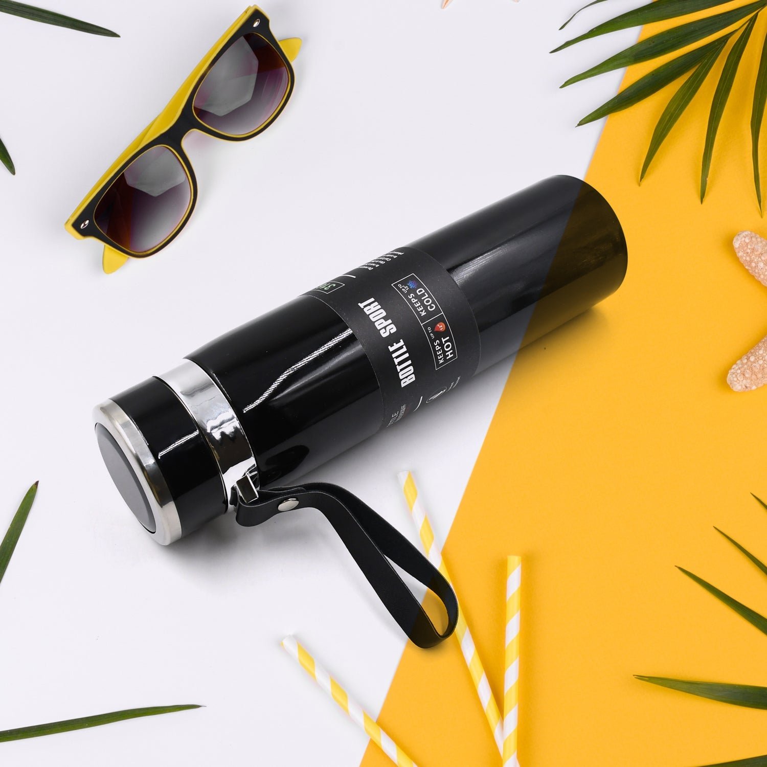 Double Stainless Steel Wall Flask Vacuum Insulated Water Bottle 1000ML