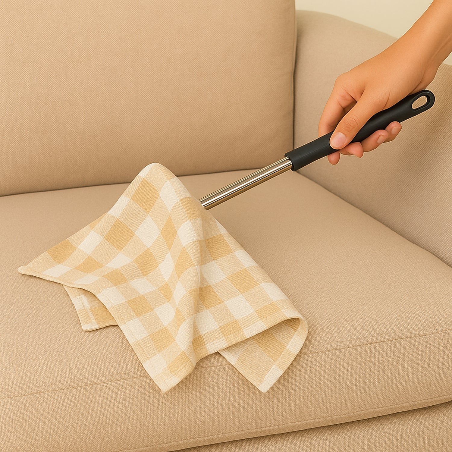 Non-Extendable Dusting Cloth with Handle (1 Pc)