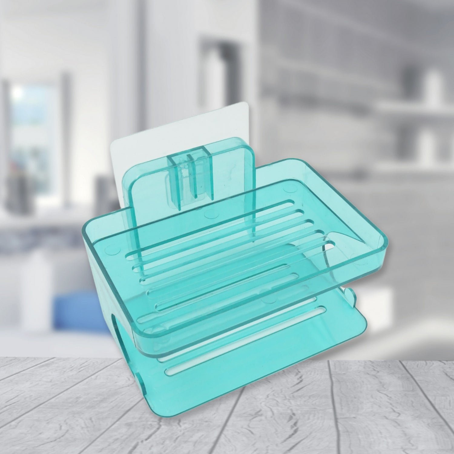 Wall Mounted 2 Layer Soap Holder with Hook (2 Layer 1 Pc)