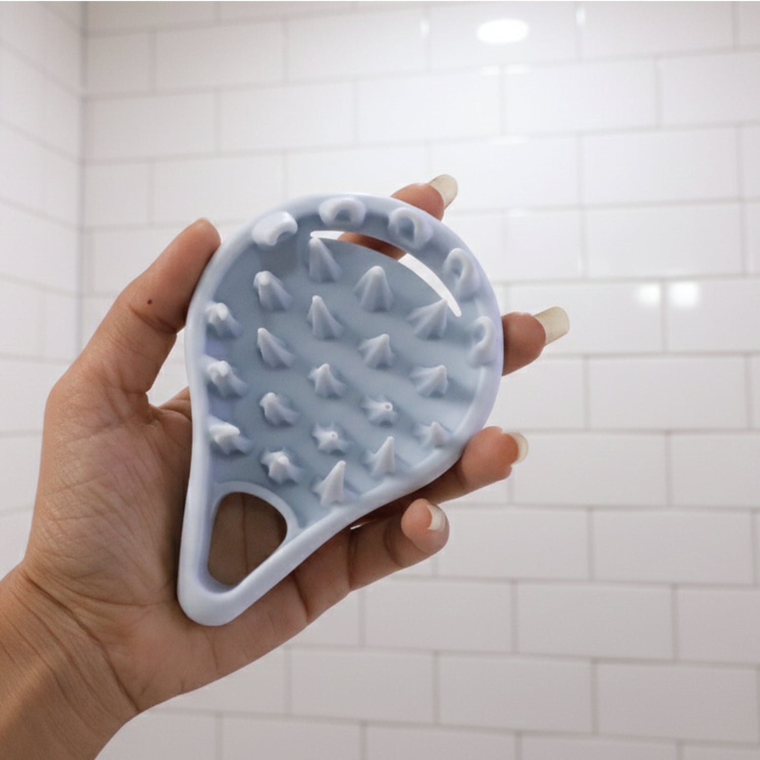 Premium Silicone Scalp Massager Shampoo Brush (1 Pc)