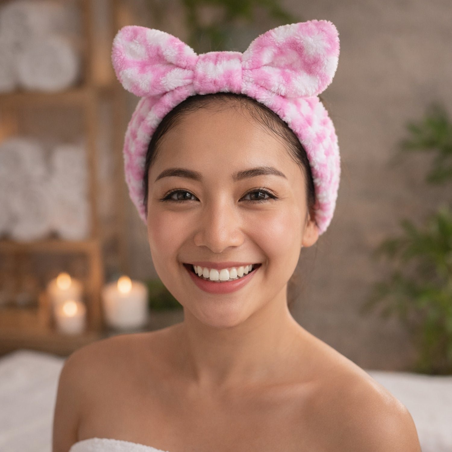 Soft Plush Spa Headband (1 Pc)
