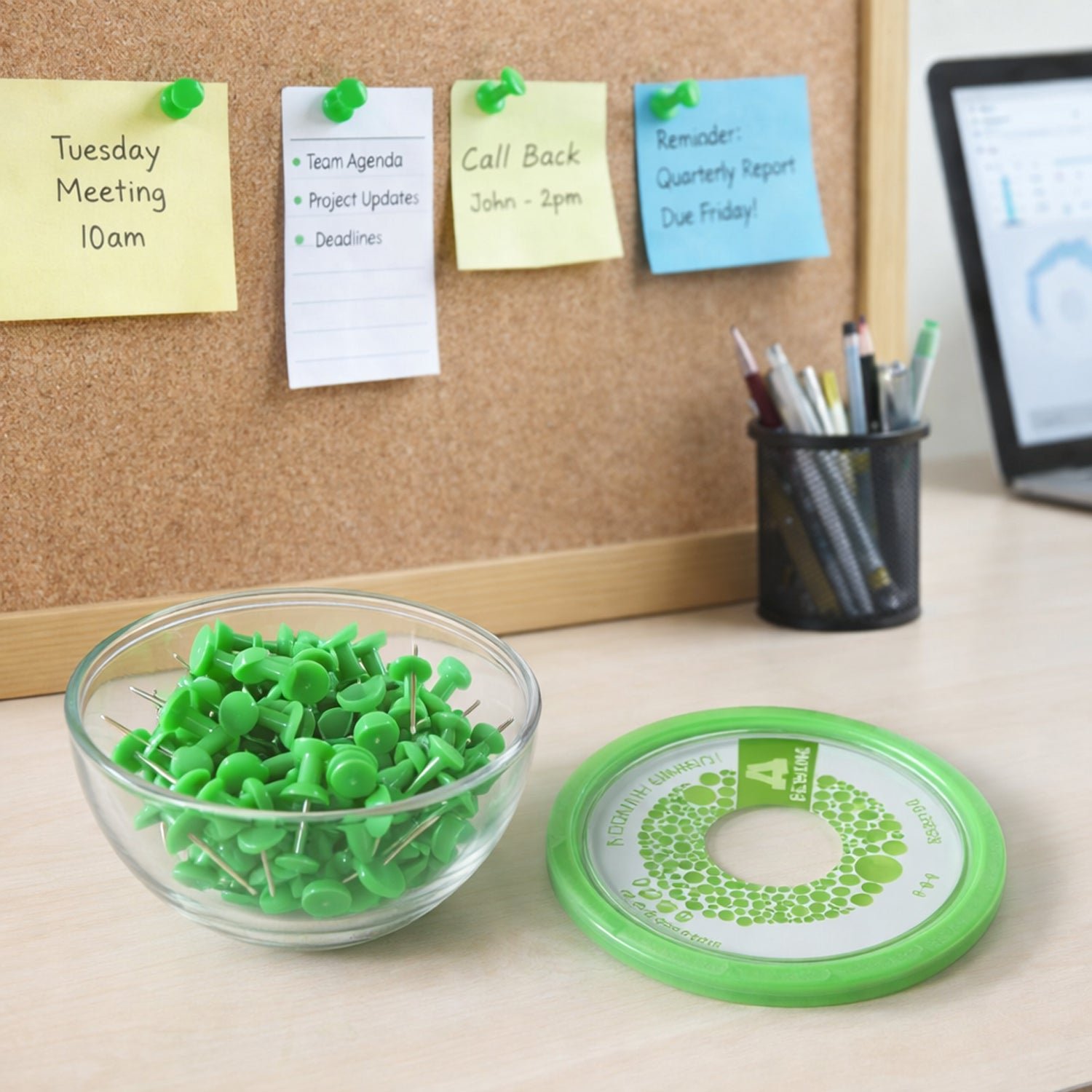 Heavy-Duty Plastic Head Push Pins Set (70 Pcs Set)