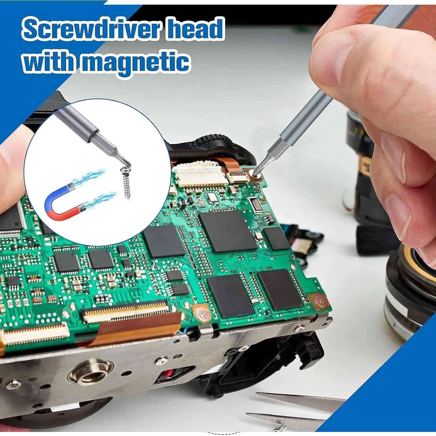 Aluminium 24 in 1 Precision Screwdriver Set, Screwdriver Tool Set (24 Pcs Set)