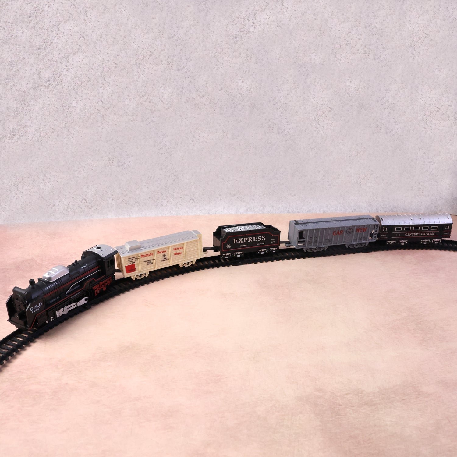 Toy Train Set for Kids, Battery Operated Train with Track Set