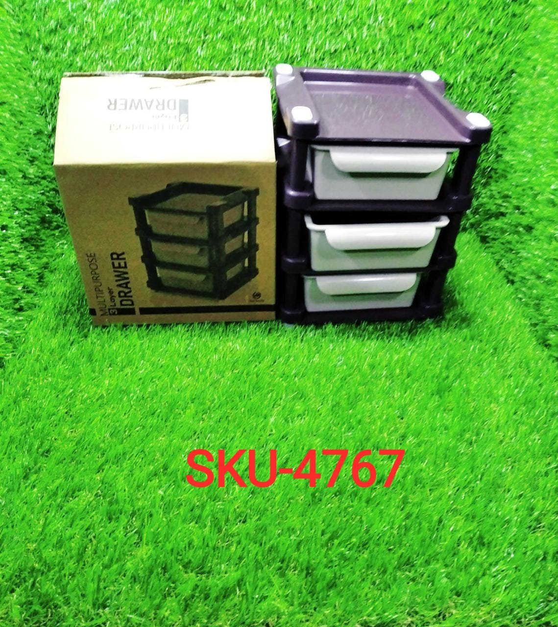 Mini 3 Layer Drawer Used for storing makeup equipment’s and kits used by women’s