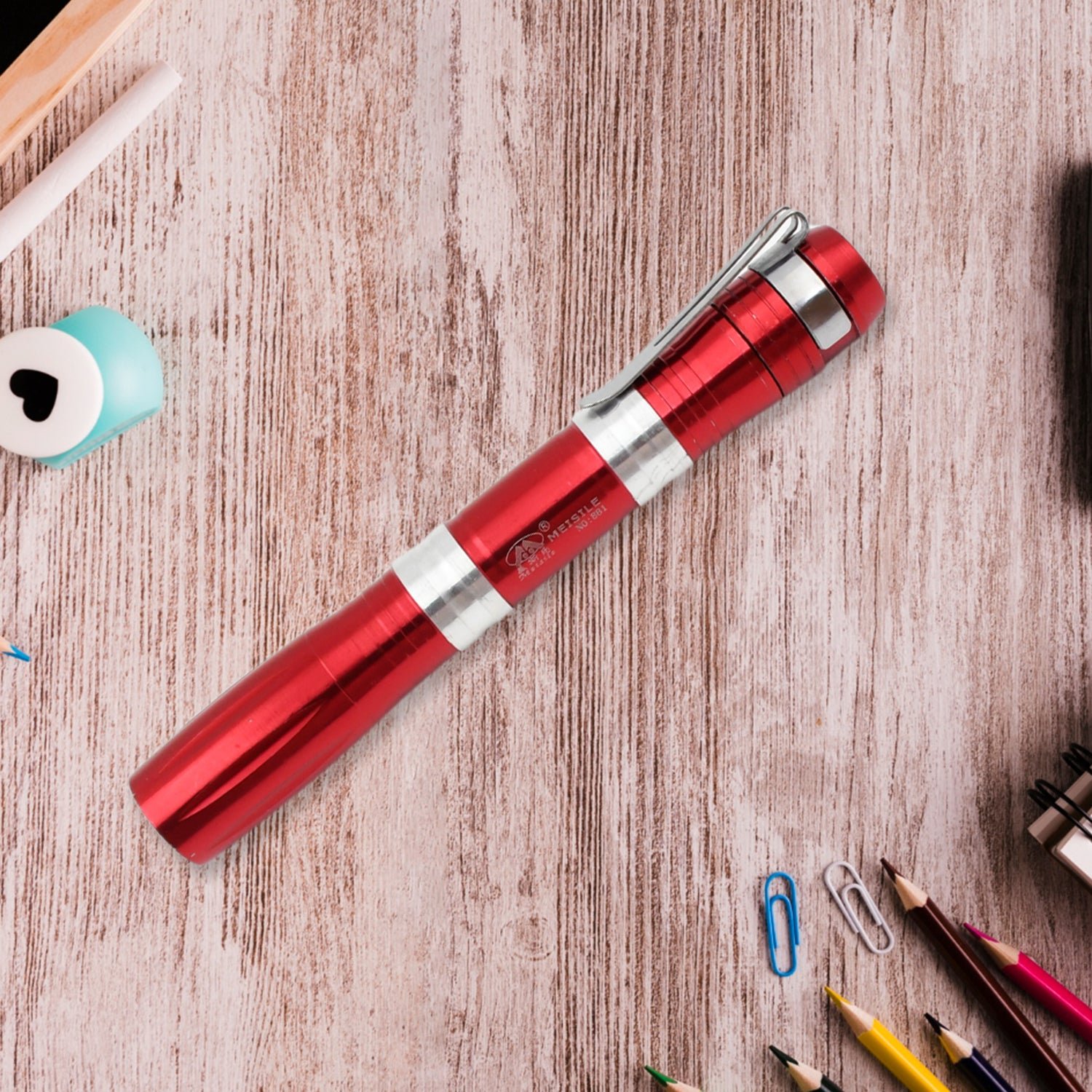 Mini LED Torch Pen Flashlight for Outdoor, Travel & Emergency