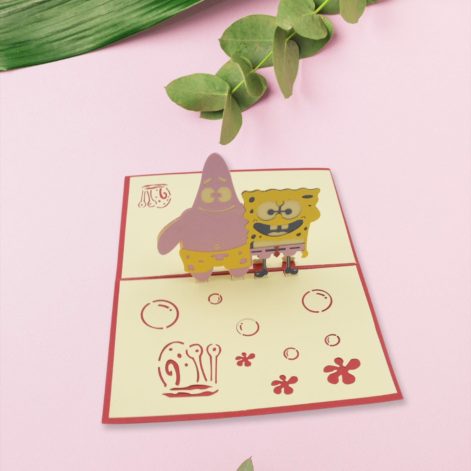 3D -Up Greeting Card (1 Pc): Birthday, Love, Christmas