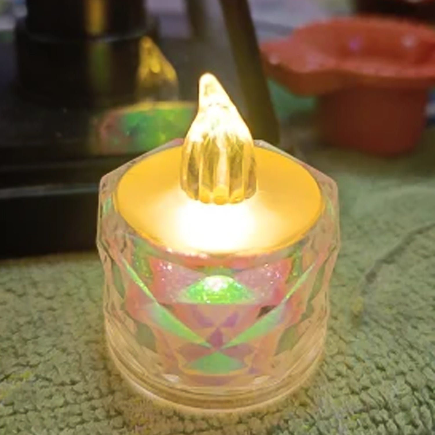 Festive Lighting for Any Occasion: 1 Pack LED Tealight Candles, Diwali