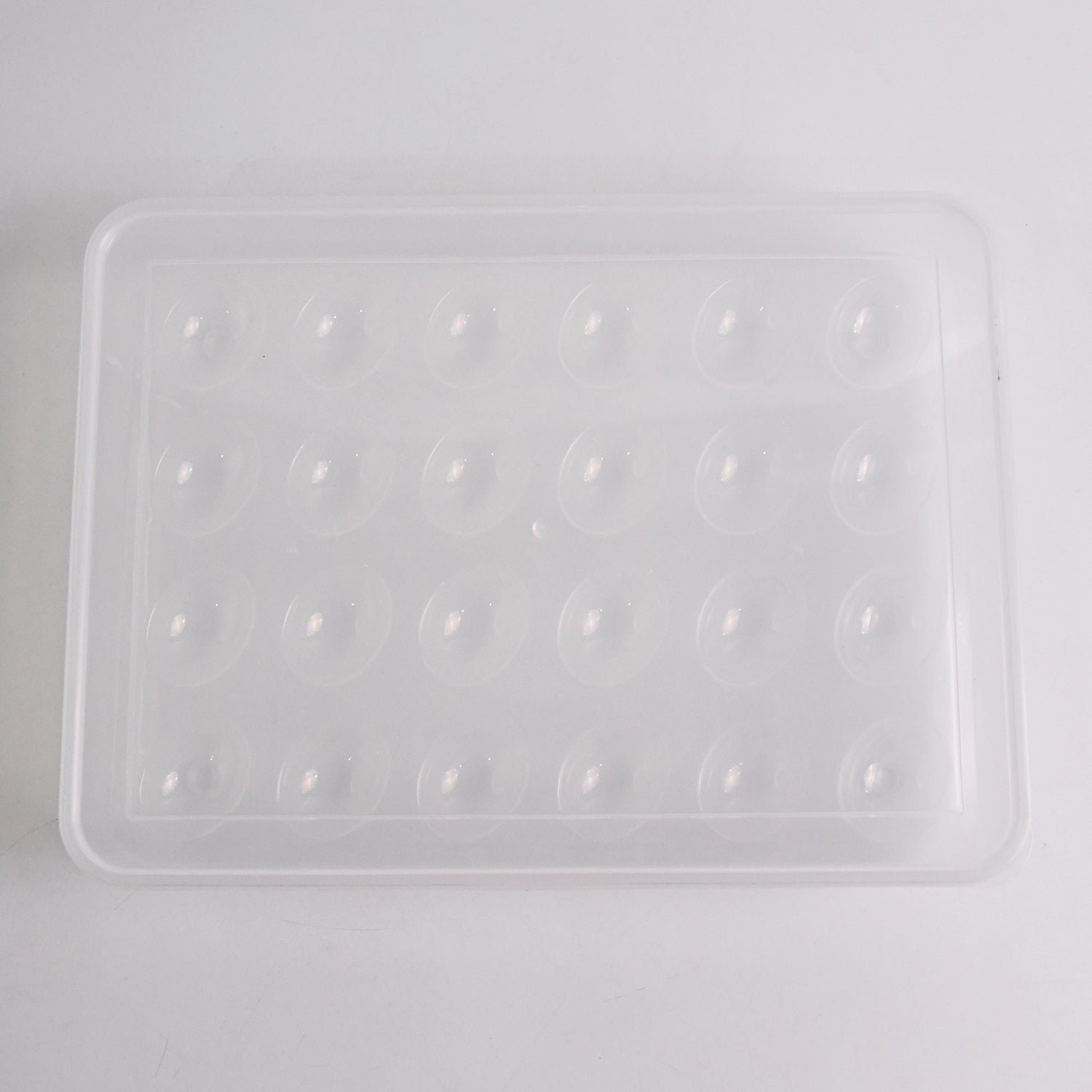 Plastic Egg 24 Grid Storage Container Holder Refrigerator Egg Tray Holds 24 (1 Pc)