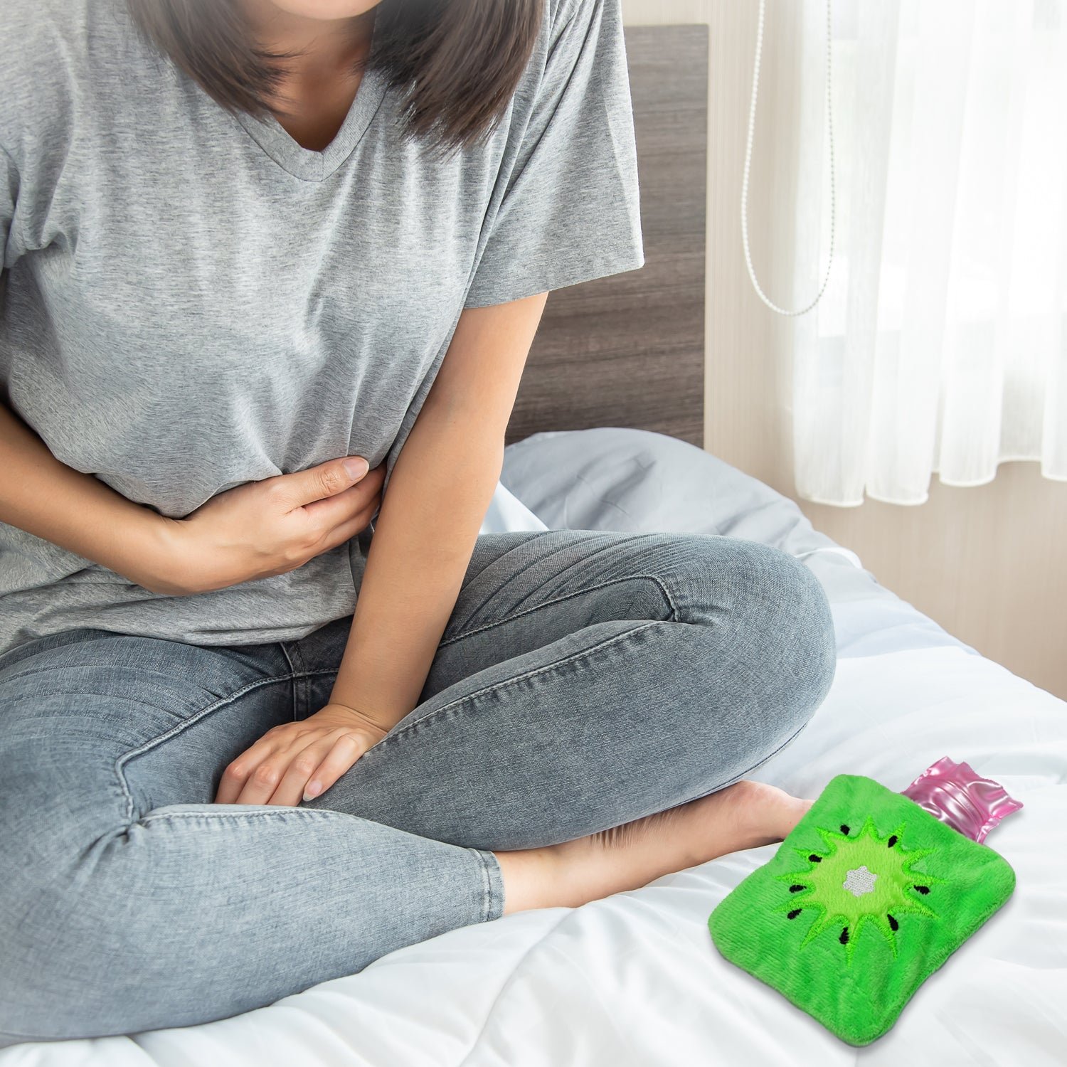 Green Sun Compact Hot Water Bag with Cover