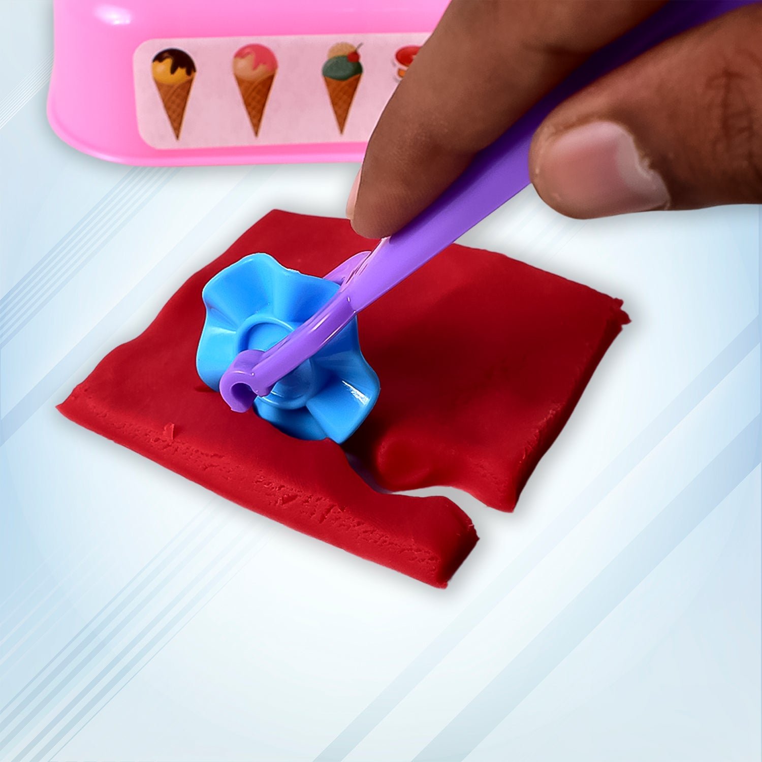 Scoop Play Set, Color Dough for Kids Play Toys, Ice Cream Maker Machine (36 Pcs Set)