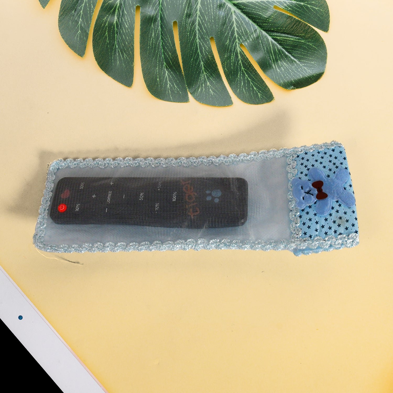 Remote Control Cover - Cartoon Cloth Lace Protective Case (Big, 24×8cm)