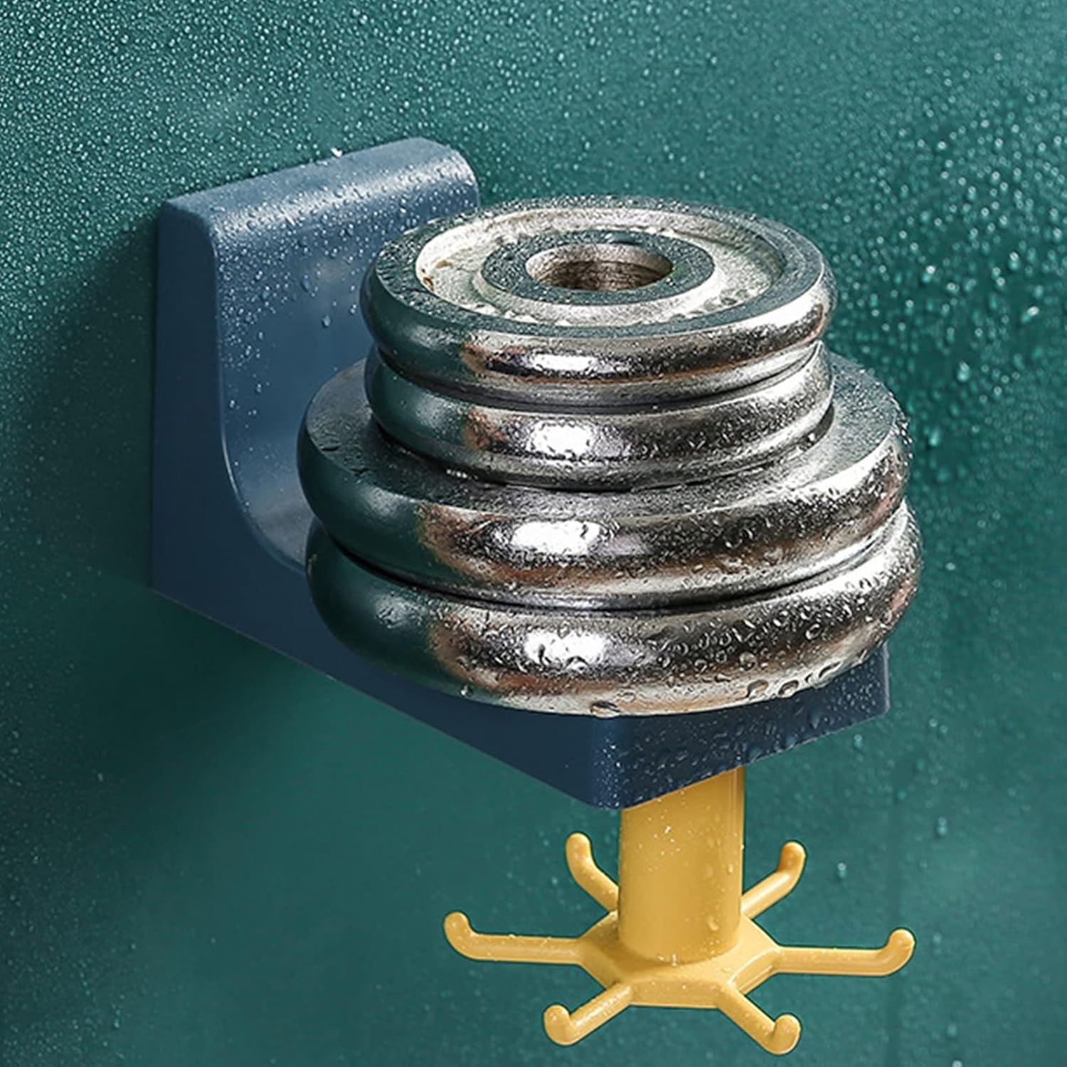 360 Degree Rotating Wall Hook Hanger with 6 Heavy Duty Hooks