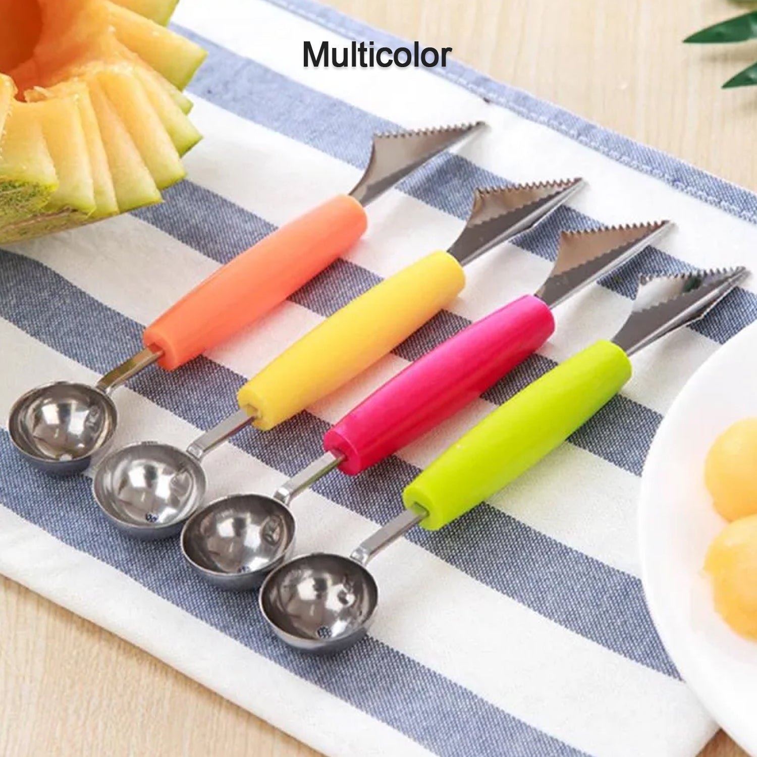 Multifunctional Fruit scooper & peeler  Garnish Kit
