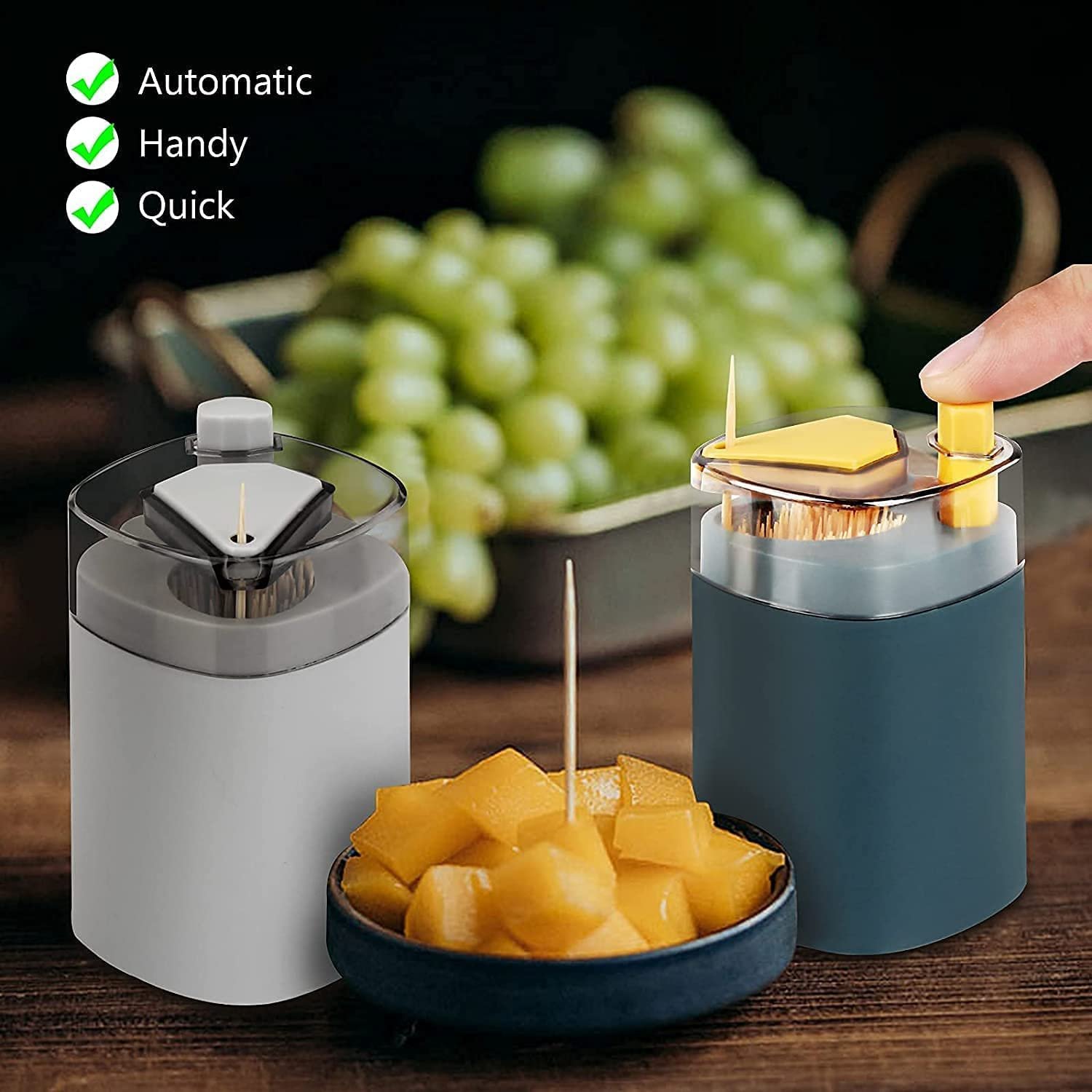 Toothpick Dispenser Storage Container