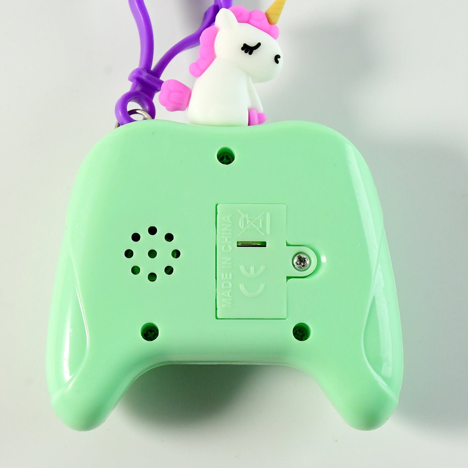 Cartoon Push-Button Musical Keychain Toy - (1 Pc)