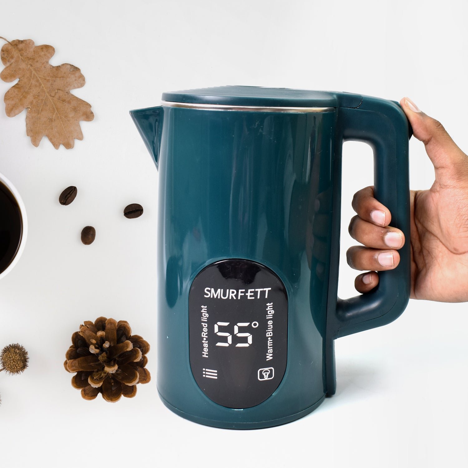 Temperature display electric kettle 55 degrees (1500W, 2.5 Ltr. / 1 Pc)