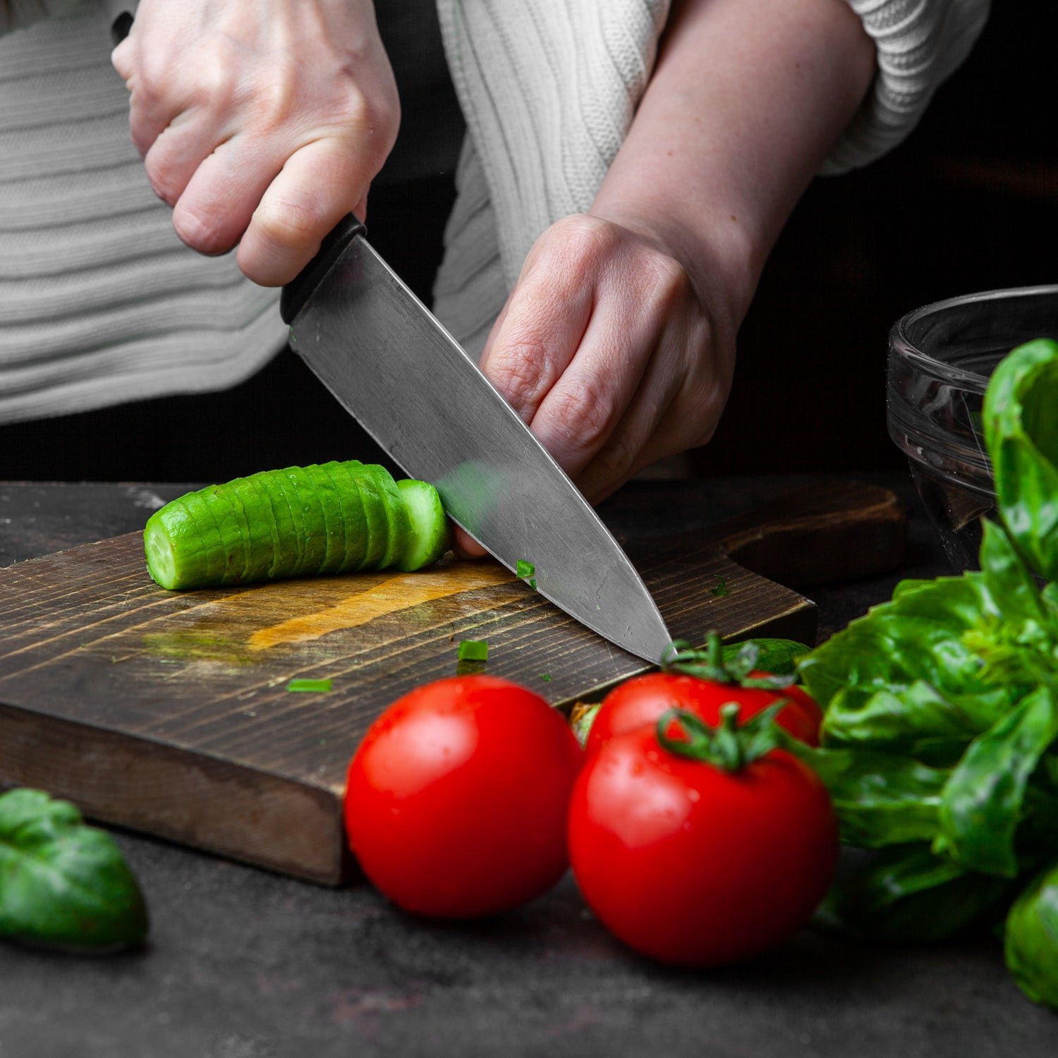 Big Size Professional Sharp Durable Quality Pack of 5 Kitchen Knives Set (5 Pc Set)