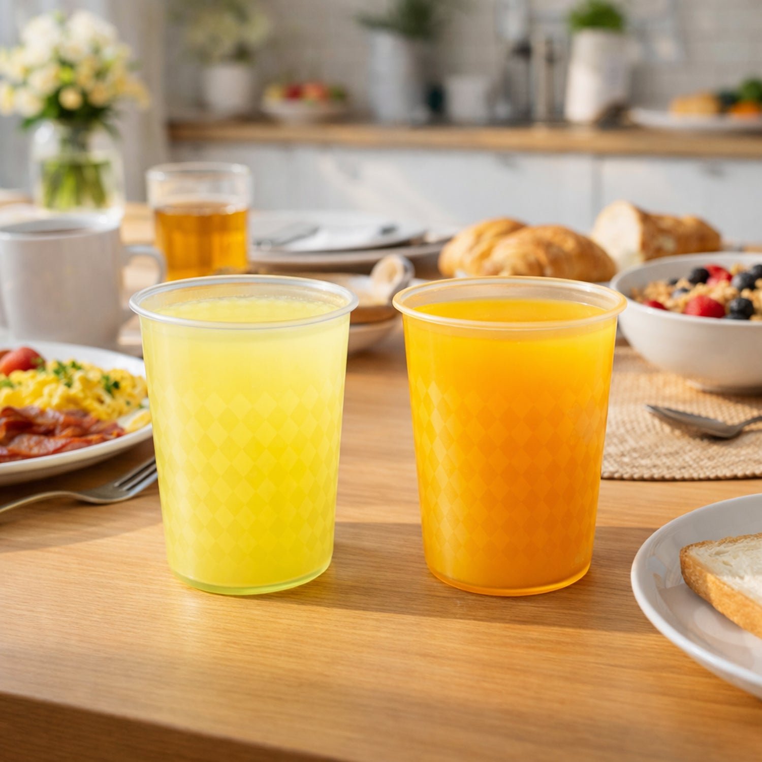 Reusable Plastic Drinking Glass 200 ML Approx (1 Pc, Mix Color)