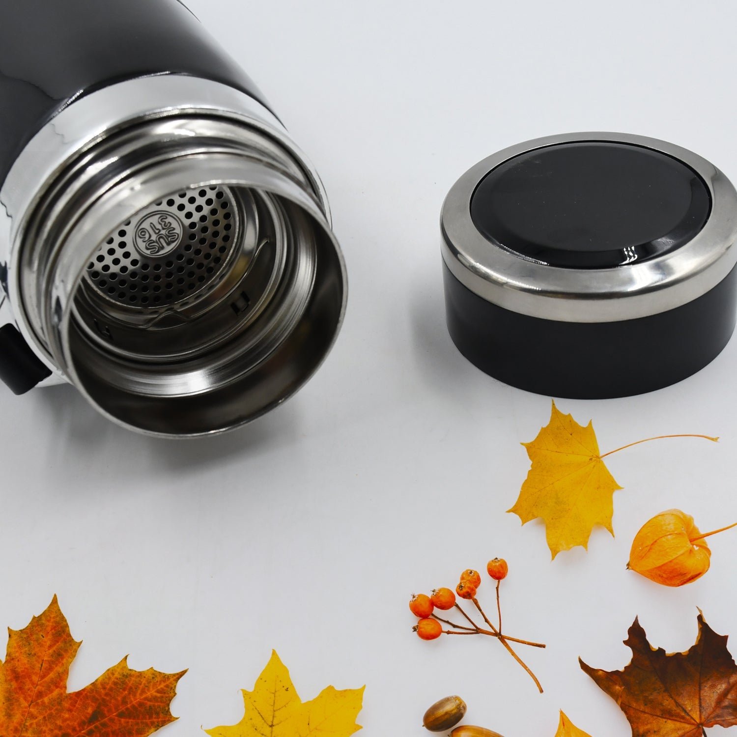 Double Stainless Steel Wall Flask Vacuum Insulated Water Bottle 1000ML