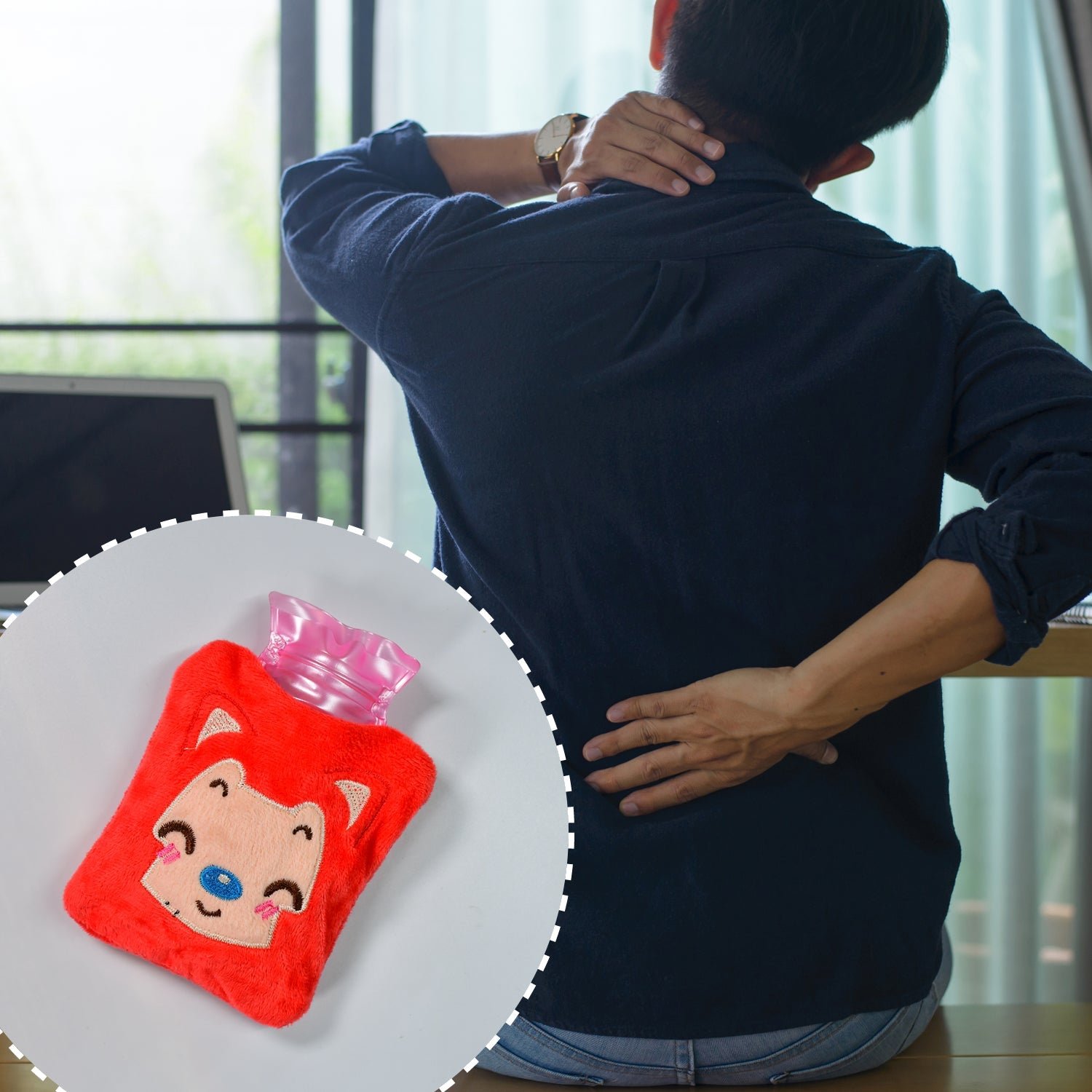 Mix design Fun Emoji Relief (1 Pc): Mini Hot Water Bag for Aches & Pains
