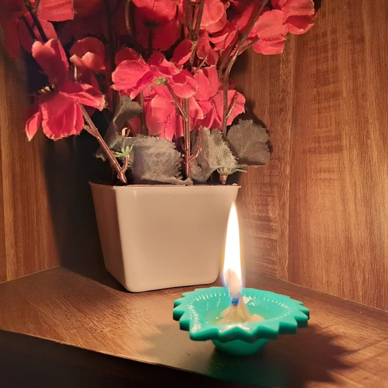 Silicone Diya for Diwali Attractive Design Colourful Diya Combo, Diwali (12 Pcs Set)