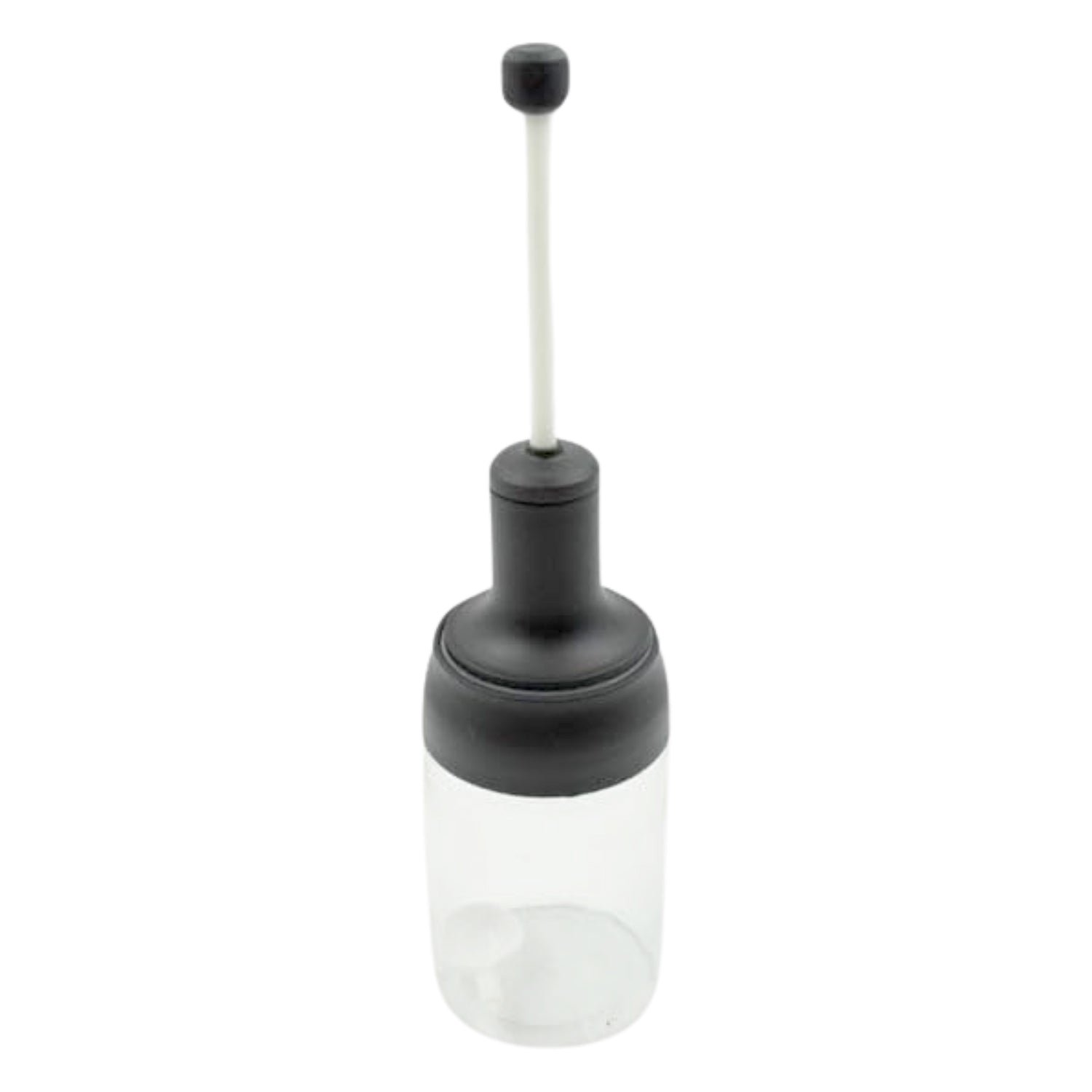All-in-One Seasoning Jar: Heat-Resistant Glass with Spoon (1 Pc)
